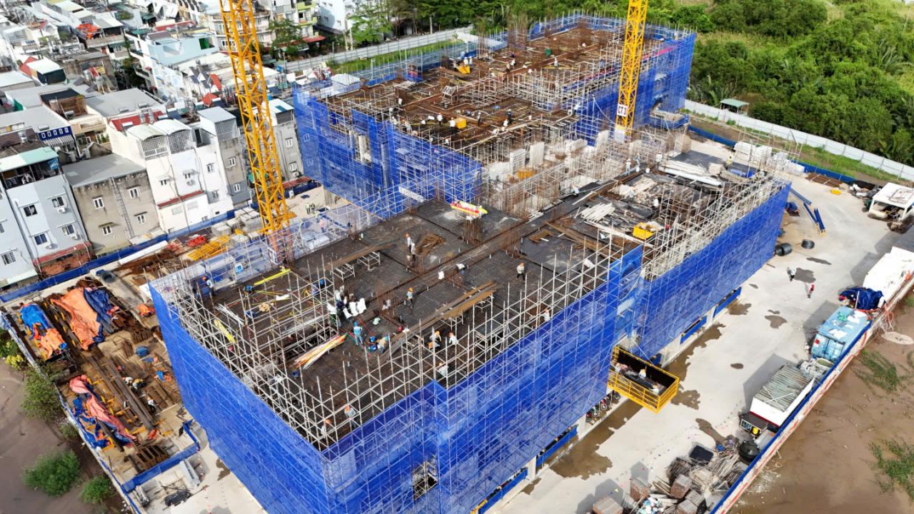 Tiến độ xây dựng dự án Khải Hoàn Prime